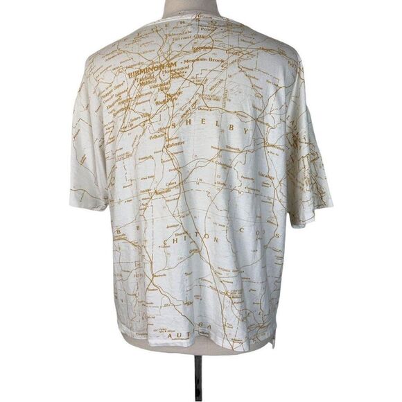 Vintage Alabama T-Shirt XL White High Low - Picture 3 of 8